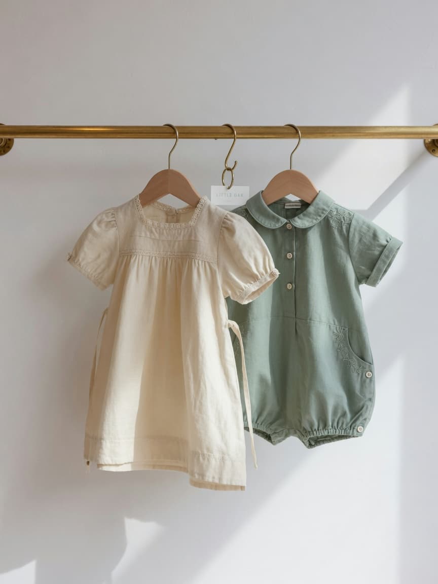 Boutique dresses hanging on a rail